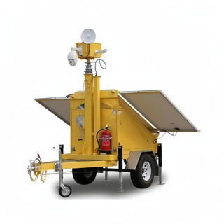 Cámara de vigilancia para montaje en remolque con energía solar
